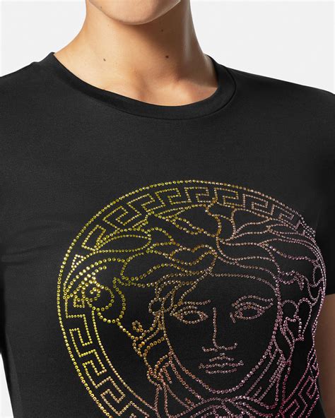 versace t shirt frauen|versace t shirt women's.